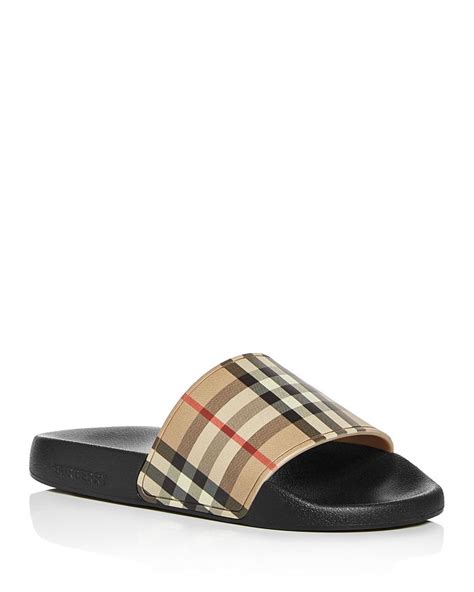 burberry furley slides womens|Burberry furley sandals.